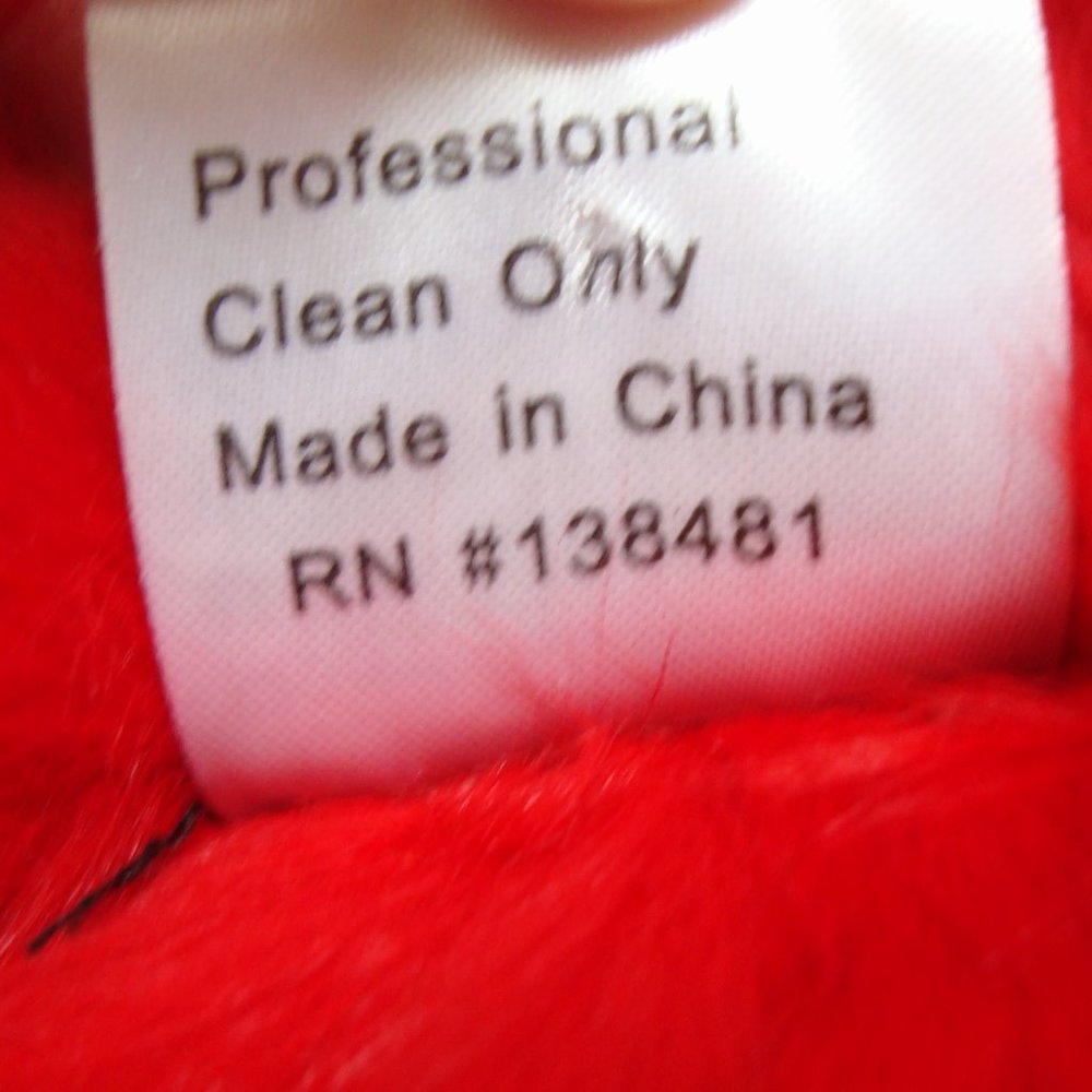 Red Rex Rabbit Fur Scarf/Muffler - Picture 7 of 7